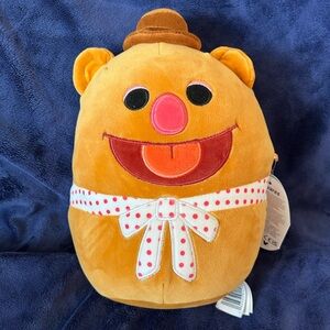 NWT the Muppets Fozzie Bear Squishmallow 8in.